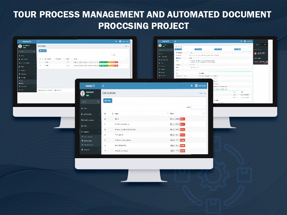 Tour process management solution